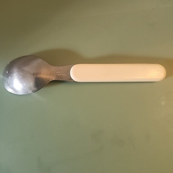 Vintage Stainless Toddler Spoon Duck Taiwan 1950s? Child - Picture 4 of 6